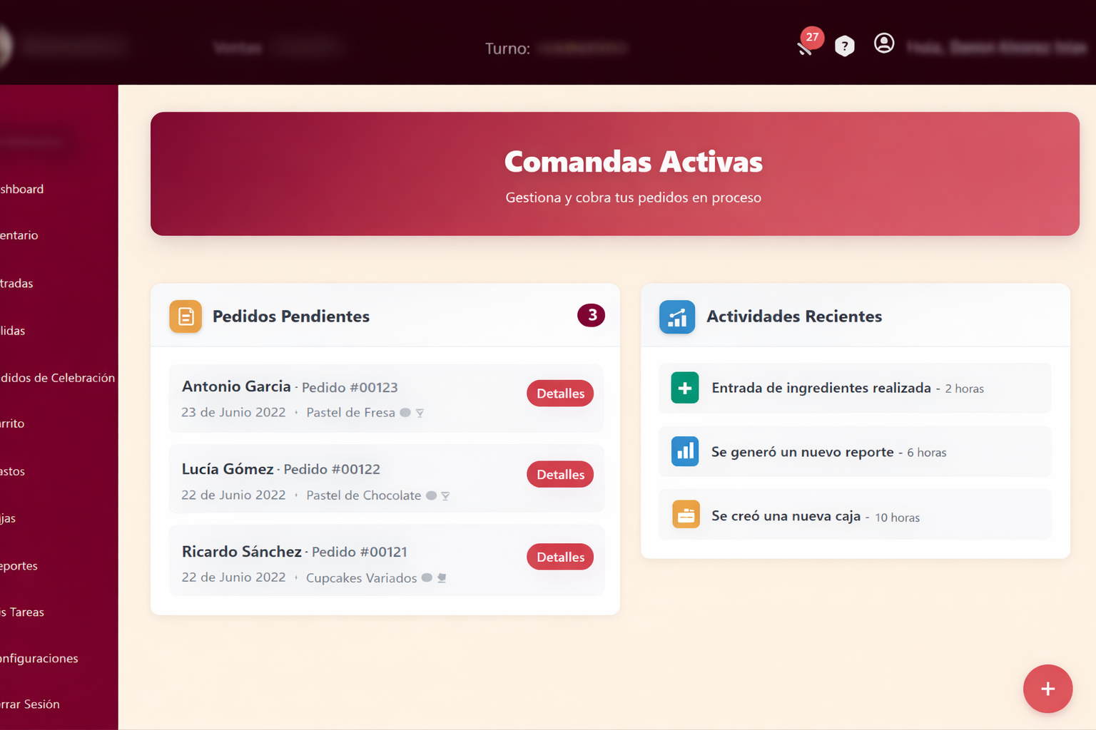 Sistema Web para Pastelería